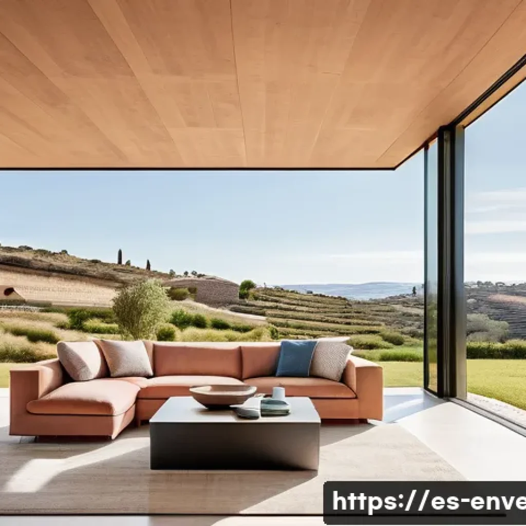 친환경 에너지 기술 개발 - **Solar-Powered Smart Home in a Mediterranean Landscape**
    A wide-angle, sun-drenched view of a m...